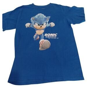 Sonic The Hedgehog  'Try To Keep Up'  T-Shirt Size Youth 2XL  (18)   FLAWS